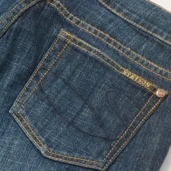 Stetson 816 Classic Boot Cut Jeans In Dark Wash Blue Clearance