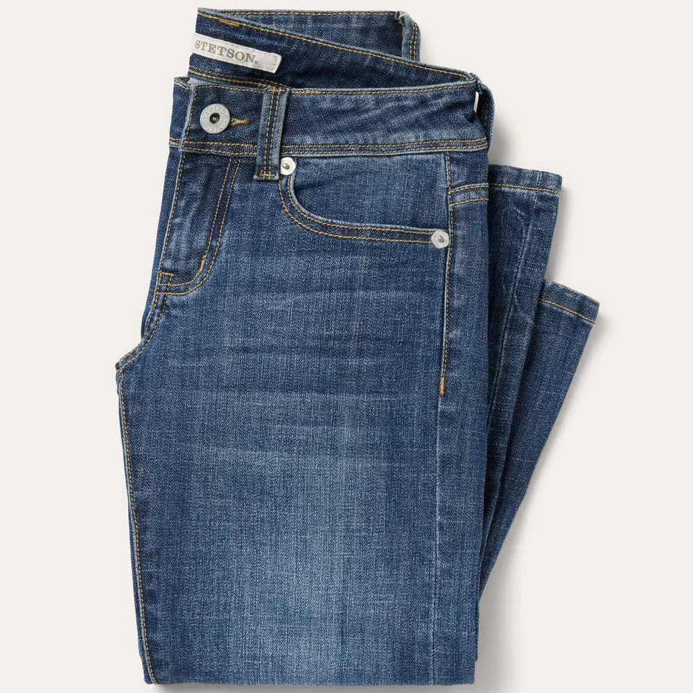 Stetson 816 Classic Bootcut Jeans Blue Online