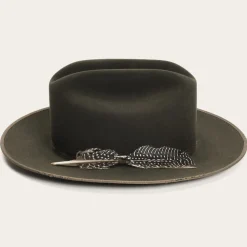 Stetson 1865 Distressed Open Road Royal Deluxe Silverbelly New
