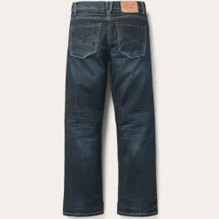 Stetson 1312 Fit Jeans With a Pieced Back Pocket Blue Sale