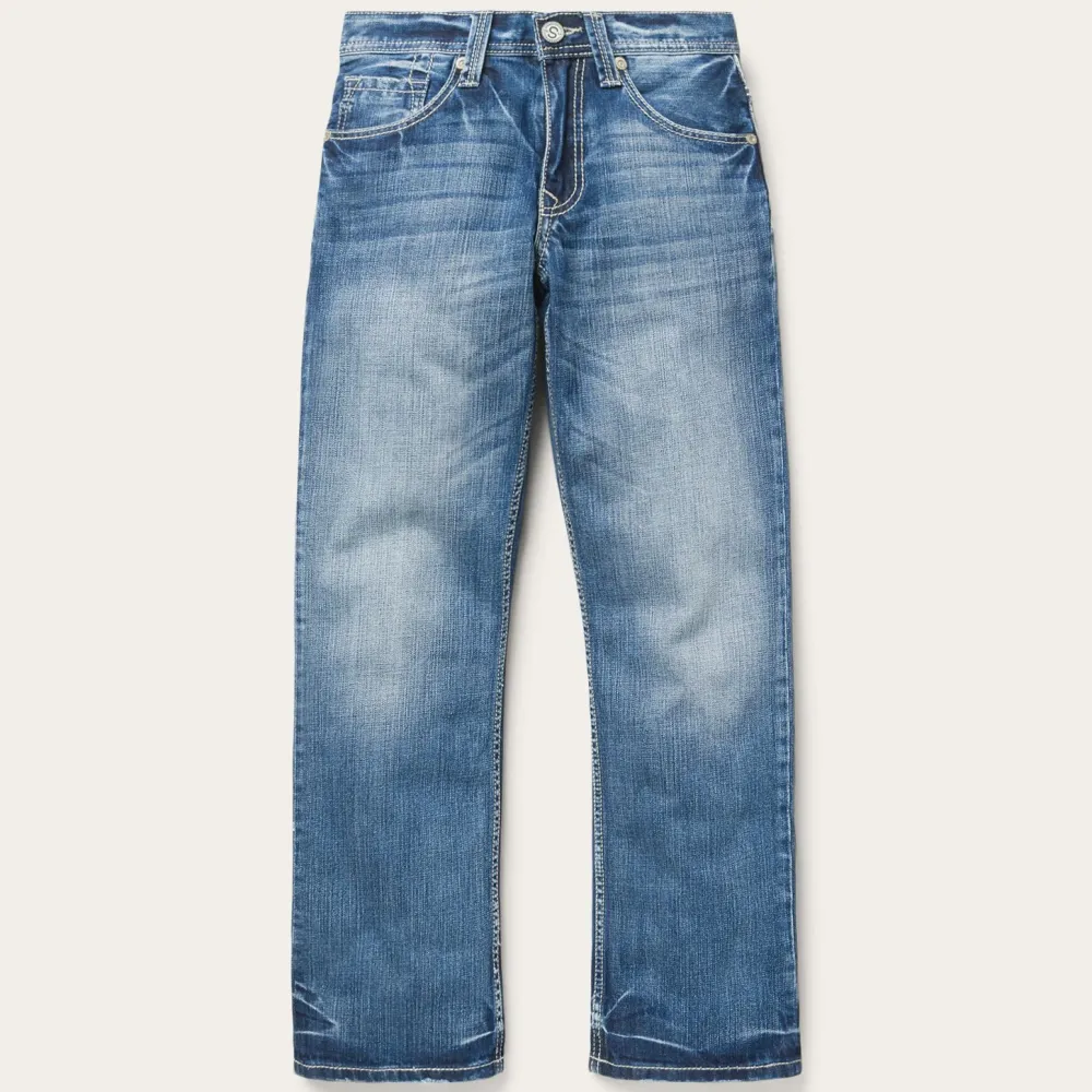 Stetson 1312 Fit Light Wash Jeans Blue New