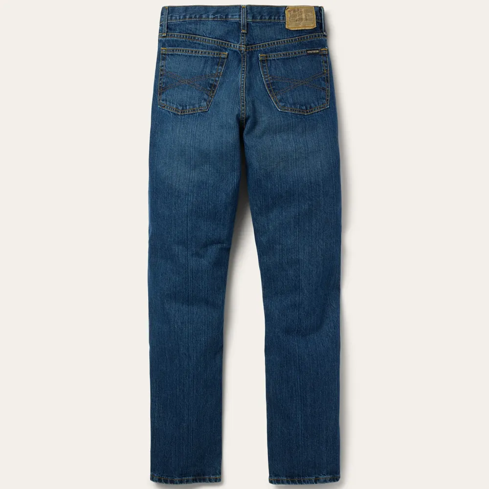 Stetson 1520 Fit Standard Straight Leg Jean Blue Online