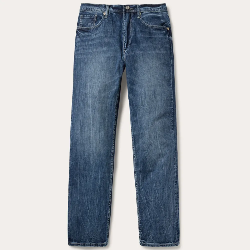 Stetson 1520 Fit Standard Straight Leg Jean Blue Best
