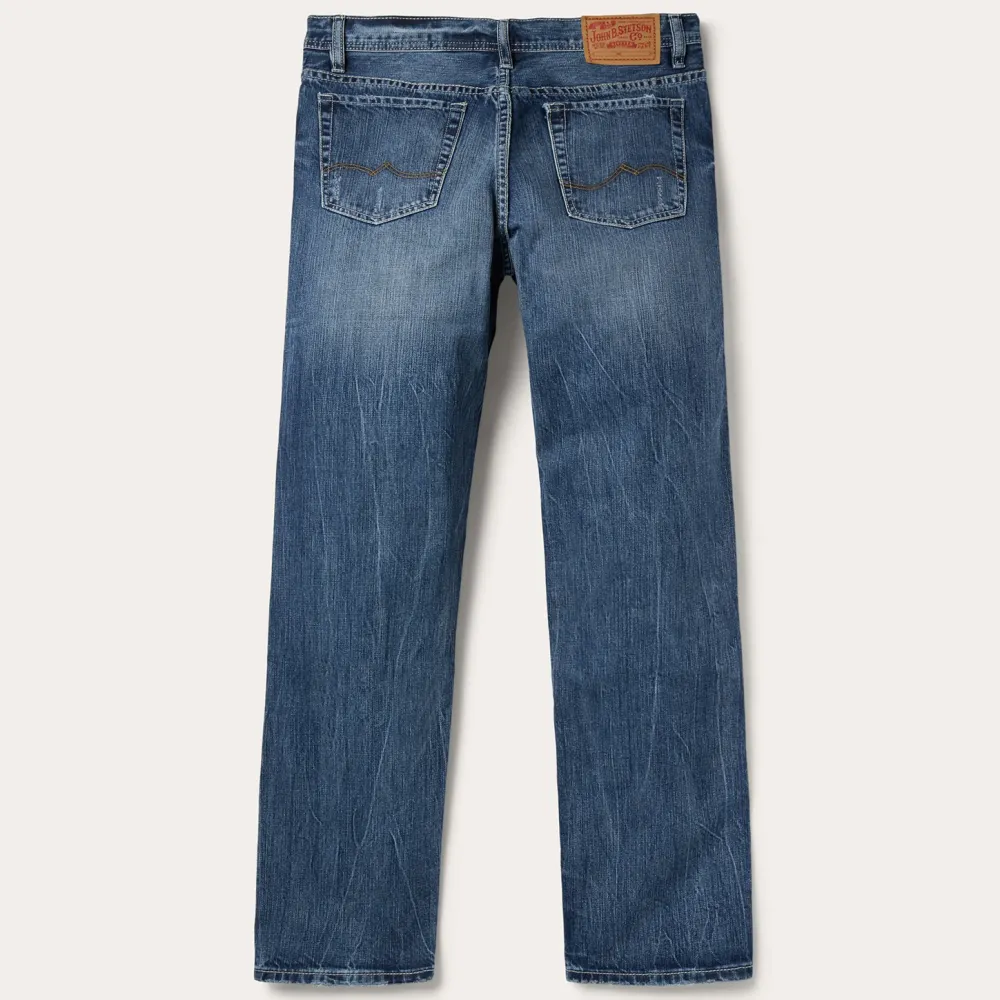 Stetson 1520 Fit Standard Straight Leg Jean Blue Best