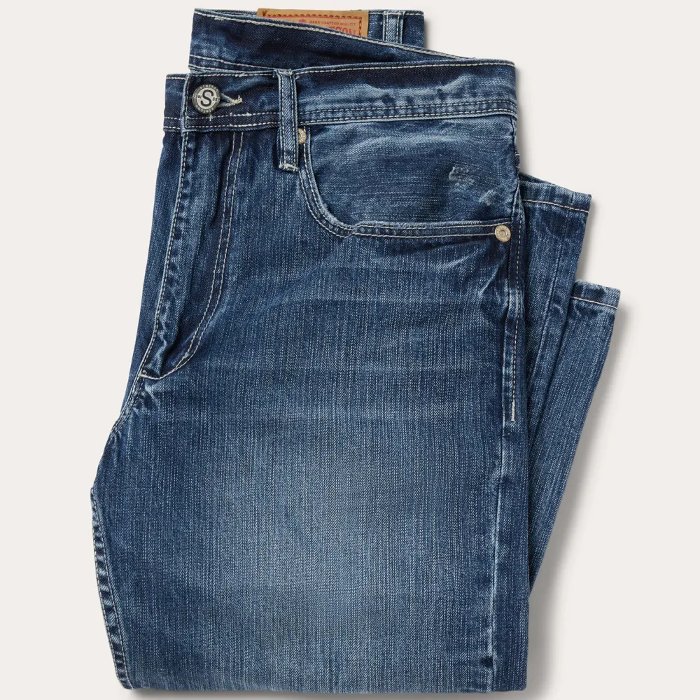 Stetson 1520 Fit Standard Straight Leg Jean Blue Best