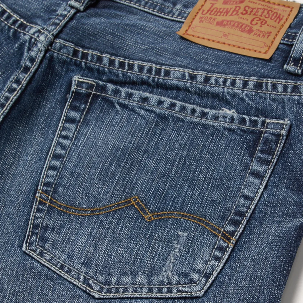 Stetson 1520 Fit Standard Straight Leg Jean Blue Best