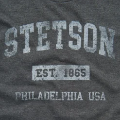 Stetson 1865 Graphic Tee Grey Outlet