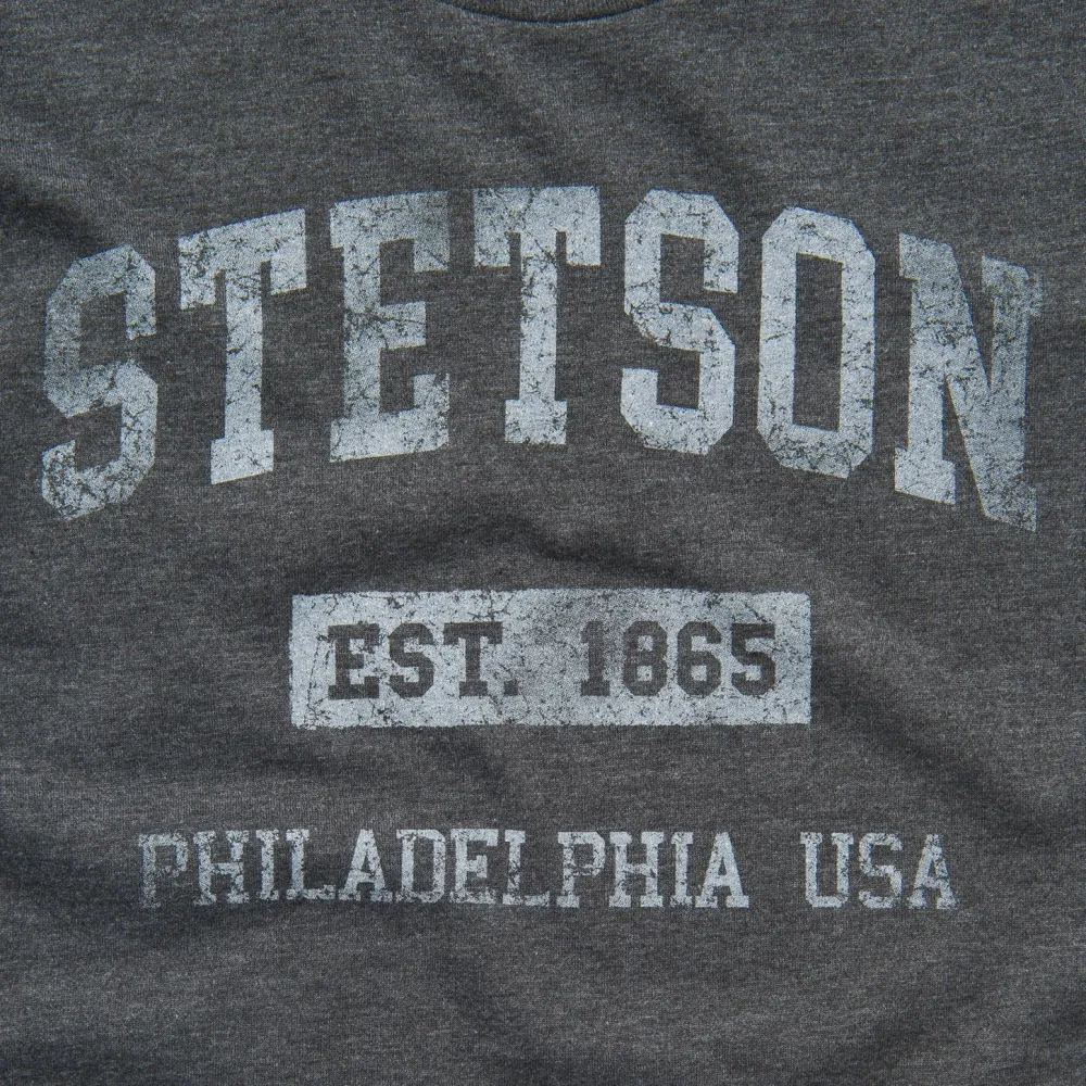 Stetson 1865 Graphic Tee Grey Outlet