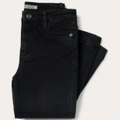 Stetson 921 High Rise Flare Jeans Black Outlet