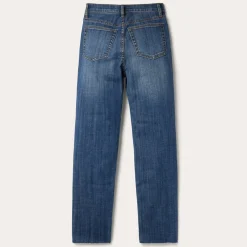 Stetson 915 High Rise Straight Fit Crop Jeans Blue Best