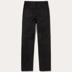 Stetson 915 High Rise Straight Fit Crop Jeans Black Best