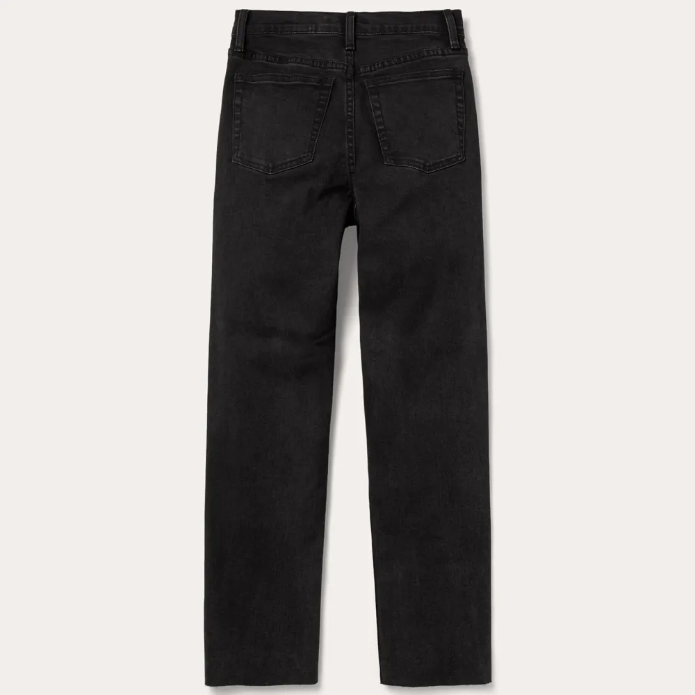 Stetson 915 High Rise Straight Fit Crop Jeans Black Best