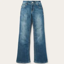 Stetson 214 Trouser Fit Jean With Deco Back Pocket Blue Clearance