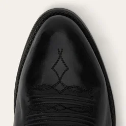 Stetson Ames Corded Burnished Leather Boot Black Clearance