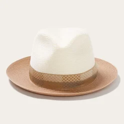 Stetson Andover Milan Fedora Ivory Cognac Best