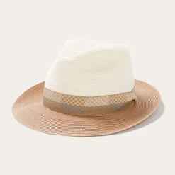 Stetson Andover Milan Fedora Ivory Cognac Best