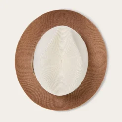 Stetson Andover Milan Fedora Ivory Cognac Best