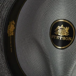 Stetson Andover Milan Fedora Grey Black