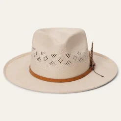 Stetson Andromeda Vented Straw Fedora Natural Hot