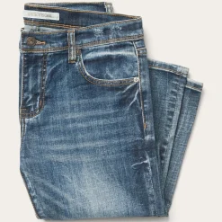 Stetson Ankle-Length Boyfriend Fit Jean Blue Outlet