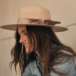 Stetson Atacama Straw Fedora Black New