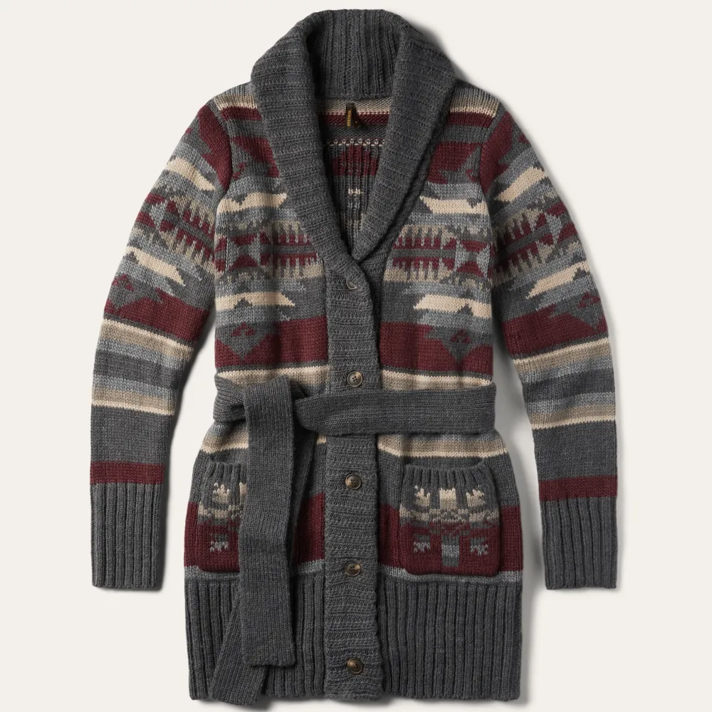 Stetson Aztec Belted Cardigan Multi Outlet