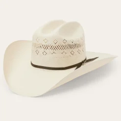 Stetson Baker 10X Straw Cowboy Hat Natural
