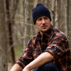 Stetson Beanie Reversible Merino Wool Navy/Blue Best