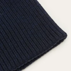 Stetson Beanie Reversible Merino Wool Navy/Blue