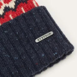 Stetson Beanie Wool Navy Discount