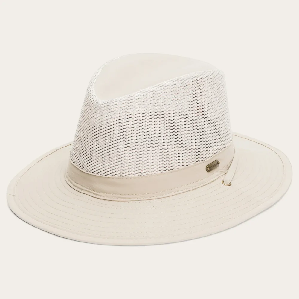 Stetson Berghund 'No Fly Zone' Mesh Hat Khaki