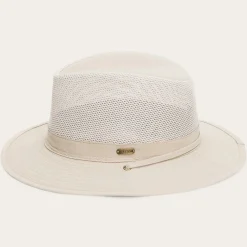 Stetson Berghund 'No Fly Zone' Mesh Hat Khaki