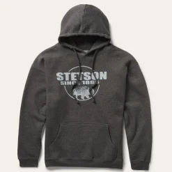 Stetson Bison Hoodie Grey Best