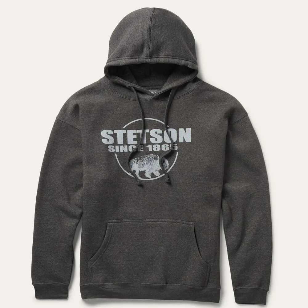 Stetson Bison Hoodie Grey Best