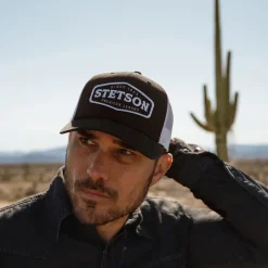 Stetson Core Patch Trucker Cap Black Online