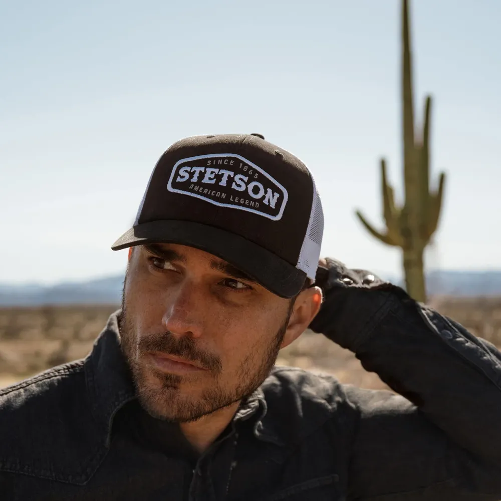Stetson Core Patch Trucker Cap Black Online