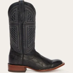 Stetson Falls Alligator Cowboy Boot Black Hot