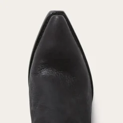 Stetson Fringe Over-The-Knee Leather Boot Black Sale