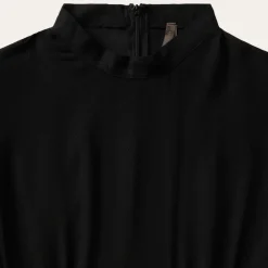 Stetson Herringbone Twill Midi Dress Black Hot