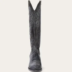 Stetson Blair Corded Side Zip Cowboy Boot Black Best
