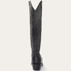 Stetson Blair Corded Side Zip Cowboy Boot Black Best