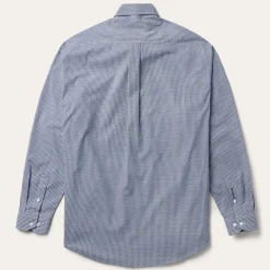Stetson Deco Geo Print Button Front Shirt Blue Best