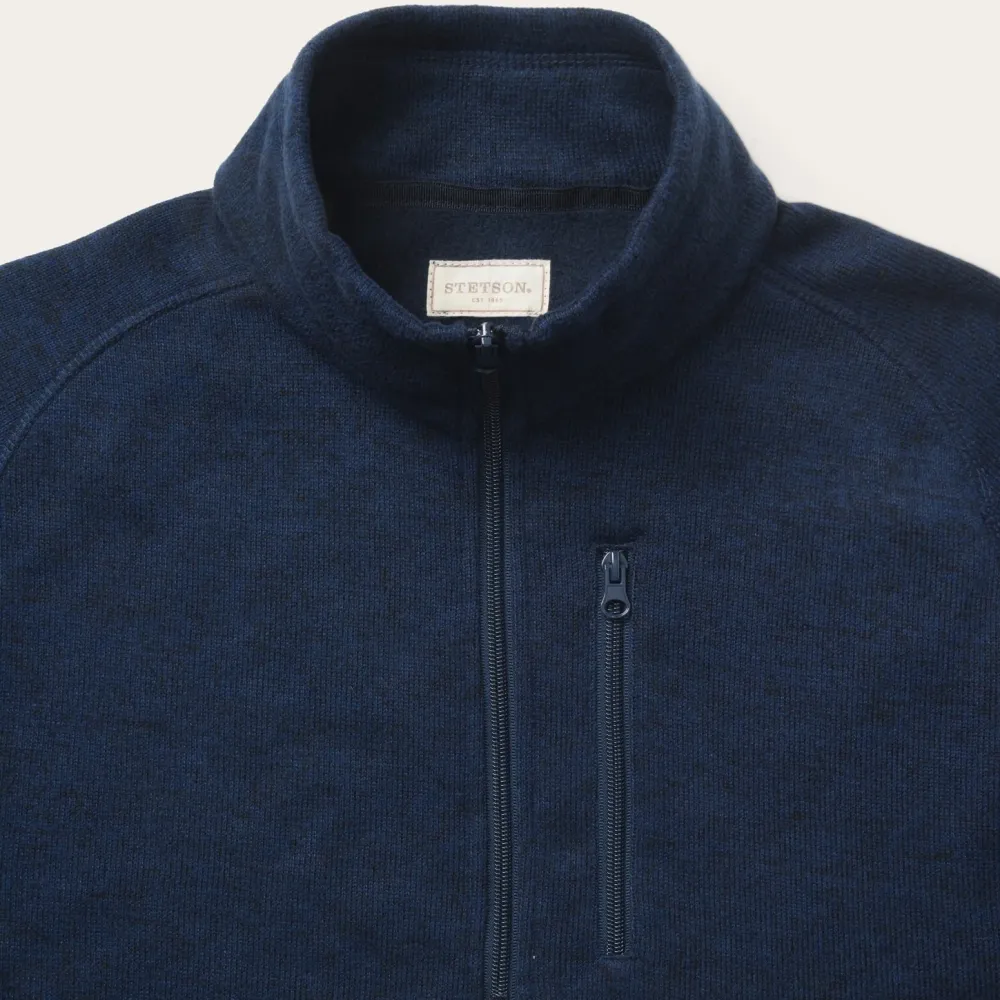 Stetson Knit Pullover Blue Outlet