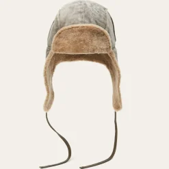 Stetson Bomber Cap Lambskin Vintage Grey Clearance