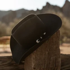 Stetson Brenham 4X Cowboy Hat Black New