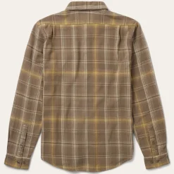 Stetson Flannel Button-Front Shirt Brown Sale