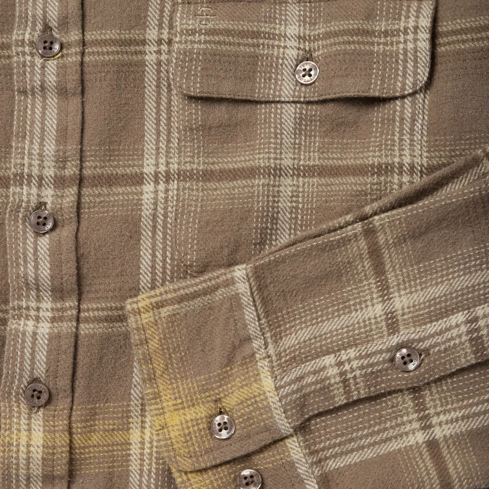 Stetson Flannel Button-Front Shirt Brown Sale