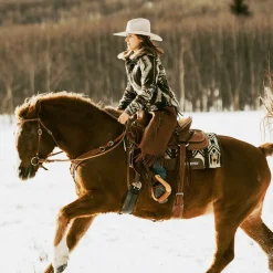 Stetson Southwestern Blanket Jacket Brown