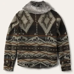 Stetson Southwestern Blanket Jacket Brown