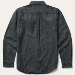 Stetson Brushed Twill Western Shirt Black Outlet
